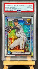 2024 Bowman Chrome Prospect PAUL SKENES Mega Box Mojo Refractor PSA 10 Gem Mint