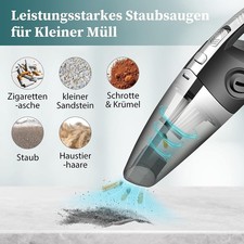 6000 PA AUTO-STAUBSAUGER KABELLOS HANDSTAUBSAUGER AKKU HANDSTAUBSAUGER 120W