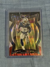 2024 Panini Select - Concourse Rico Dowdle #90 Black & Red Shock Prizm