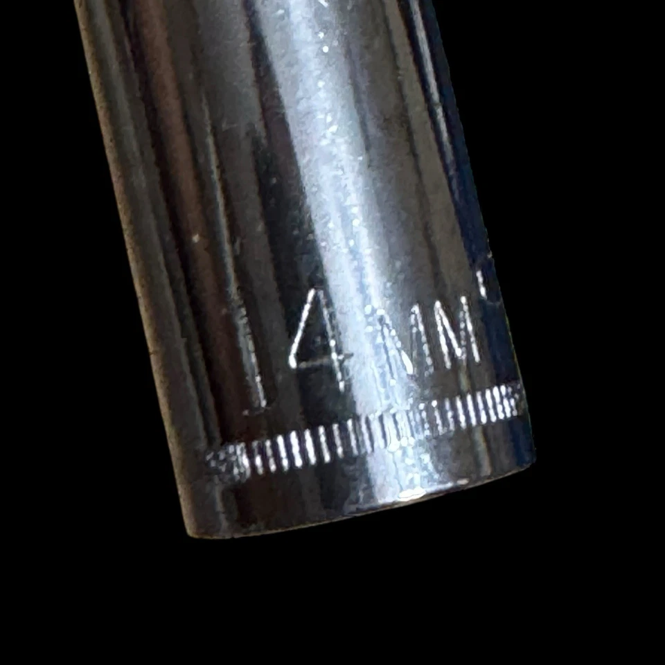 Craftsman 6pc 3/8 Drive 6pt Metric Deep Sockets 12-13-14-15, 16-17mm, "G", USA - Image 4 of 4