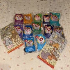 McDonalds TY Teenie Beanie Babies 1998 Happy Meal Toys Complete Set of 12 Sealed