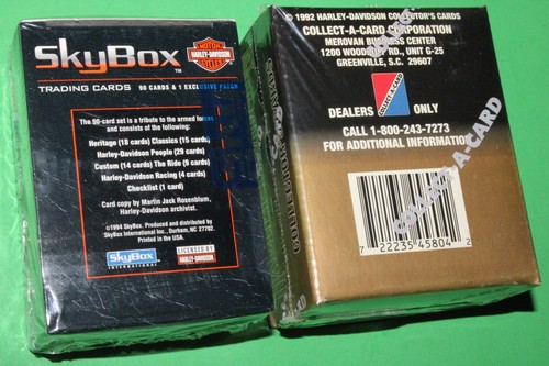 1994 Skybox Harley-Davidson Factory Sealed 90 Card Box Set + 1992 100 series 2 - Picture 12 of 12