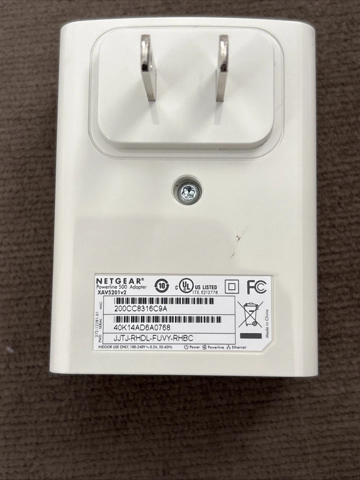 NETGEAR Powerline 500 Adapter XAV5201v2 Single Port Network Extender - Image 2 of 4
