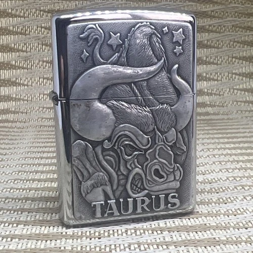 Zippo lighters "Taurus", Barret Smyte Zodiac series
