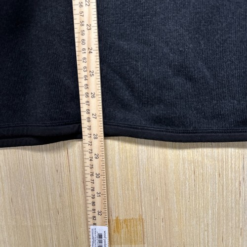 Patagonia Sweater Adult Size Large Black Long Sleeve Men's Harvard Law 1/4 Zip - Picture 8 of 15