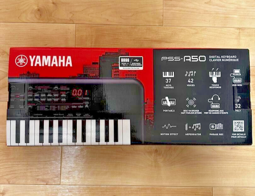 YAMAHA PSS-A50 Electronic Piano Keyboard 37 mini keys Black Portable From Japan - 第 5/5 張圖片