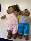 Vintage Cabbage Patch Lot: 1976-1982 African American Boy & Girl Dolls.