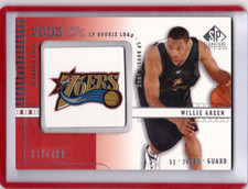 2003-04 SP Signature Edition #134 Willie Green Rookie RC Logo Card - 124/499