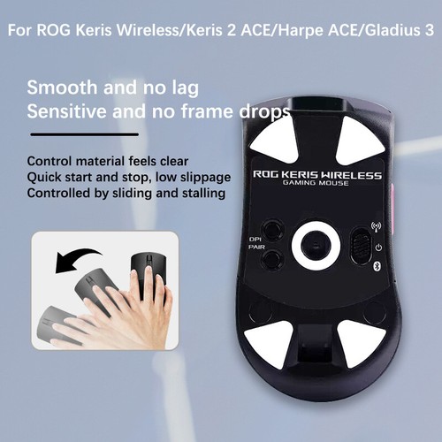 Mouse Foot Sticker For ROG Keris Wireless/Keris 2 ACE/Harpe ACE/Gladius 3 - Photo 7/16