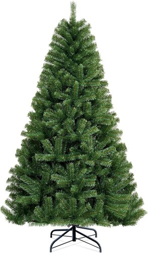 JEAREY Artificial Holiday Christmas Tree 6ft, Unlit Premium Hinged Spruce Holida