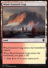 MTG Magic the Gathering Wind-Scarred Crag (294/320) Commander 2017 LP