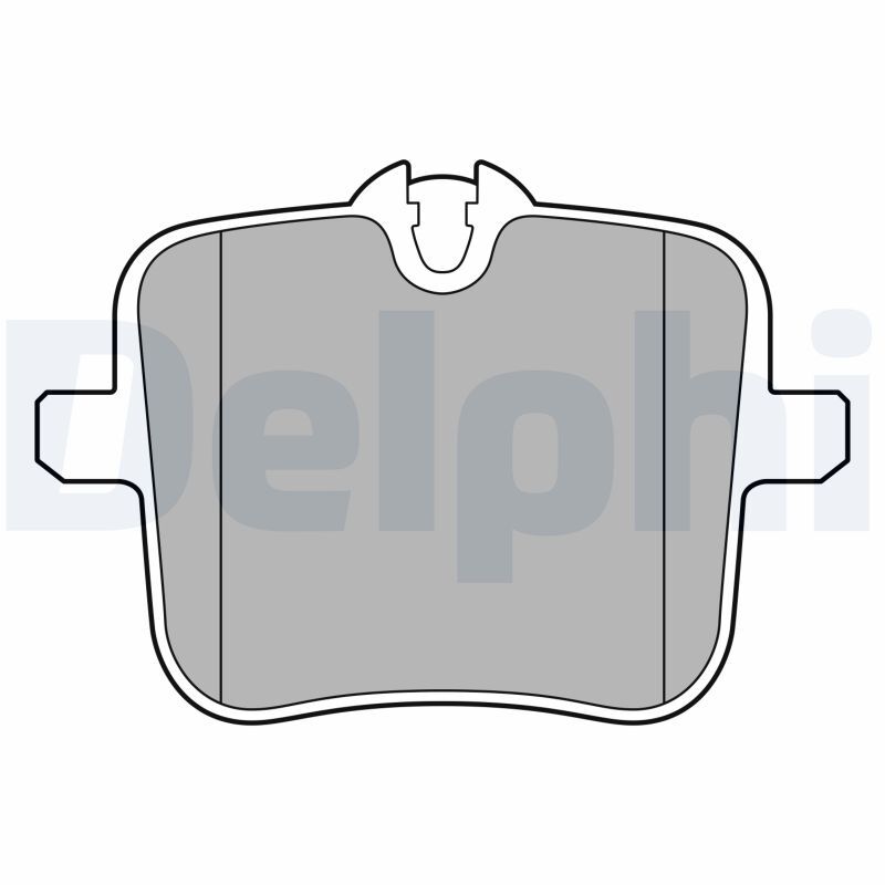 Kit plaquettes de frein DELPHI LP3617 pour remplacement de frein à disque automobile