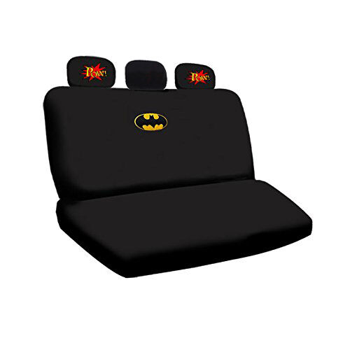 For Chevy Ultimate Batman Car Seat Cover Comic POW Headrest Cover And Mats Set - Picture 3 of 6