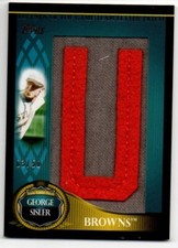 2009 Topps Updates George Sisler Legends of The Game Patch LGLTP-GS  serial/50