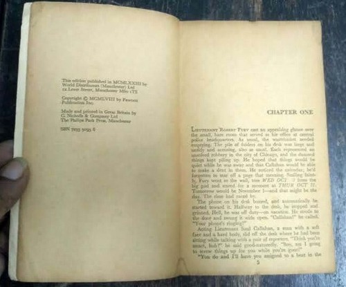NOVEL ENGLISH : CASE OF THE COP'S WIFE BY MILTON K. OZAKI 1973 PAPER BACK - Picture 4 of 4