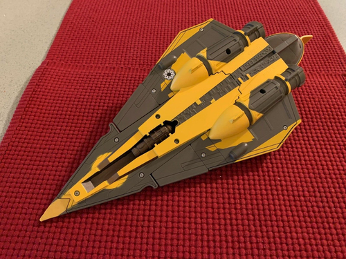2008 HASBRO LFL STAR WARS ANAKIN FIGHTER SHIP E3 16" Parts Repair C-022E - Picture 4 of 5