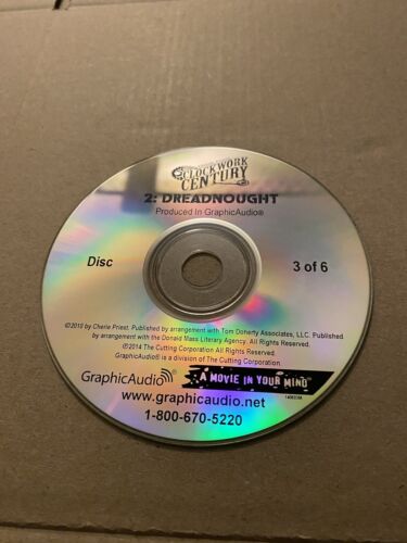 The Clockwork Century - Dreadnought by Cherie Priest. Graphic Audio 6 CD'S - Picture 7 of 14