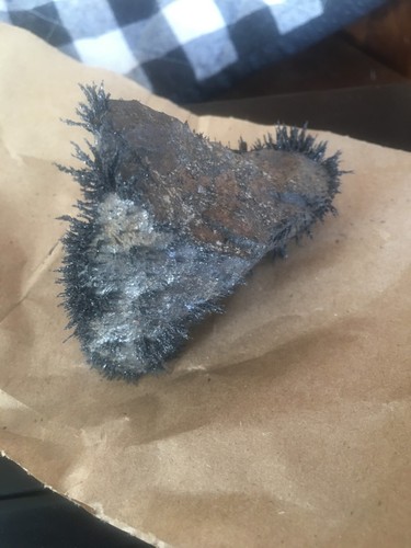 Piedra imán magnética natural magnetita mineral 13,2 oz piedra curativa áspera Utah 3" - Imagen 12 de 12