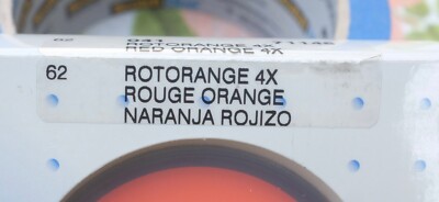 B+W filtre 71146 041 diamètre 62mm 62 041 4x rouge orange. F-PRO
