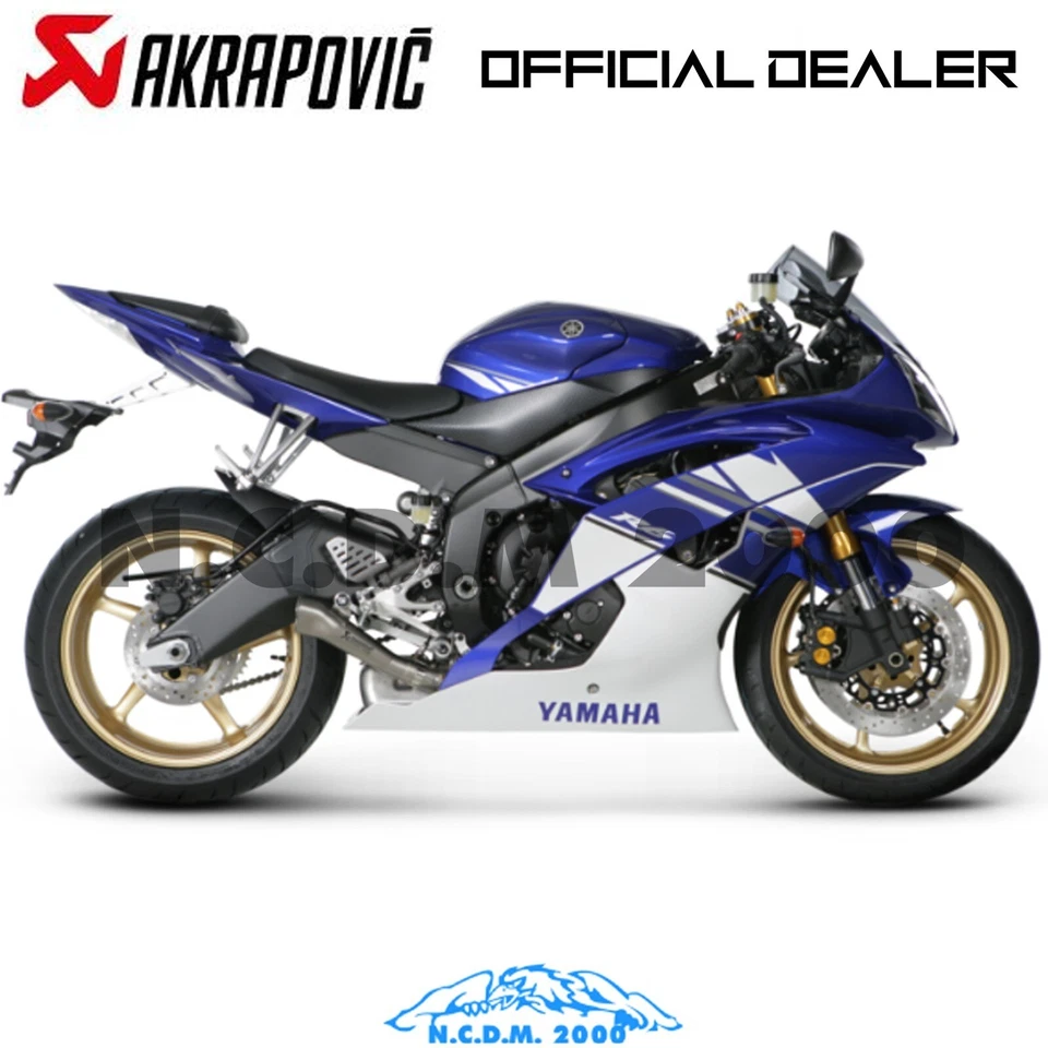 Akrapovic Sm-Y6So6T Slip-On Line Exhaust Titanium Yamaha Yzf-R6 600 2009 - Image 2 of 4