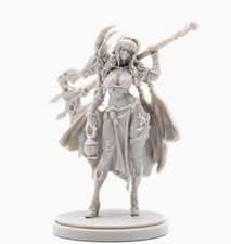 30mm Base Size Resin Kingdom Death Female Warrior Unpainted Unassembled 515KD