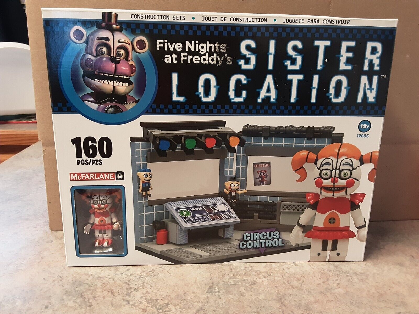  Five Nights at Freddy's Sister Location Series 3 Private Room  Construction Set with Lolbit and Jumpscare Freddy Figures : Home & Kitchen