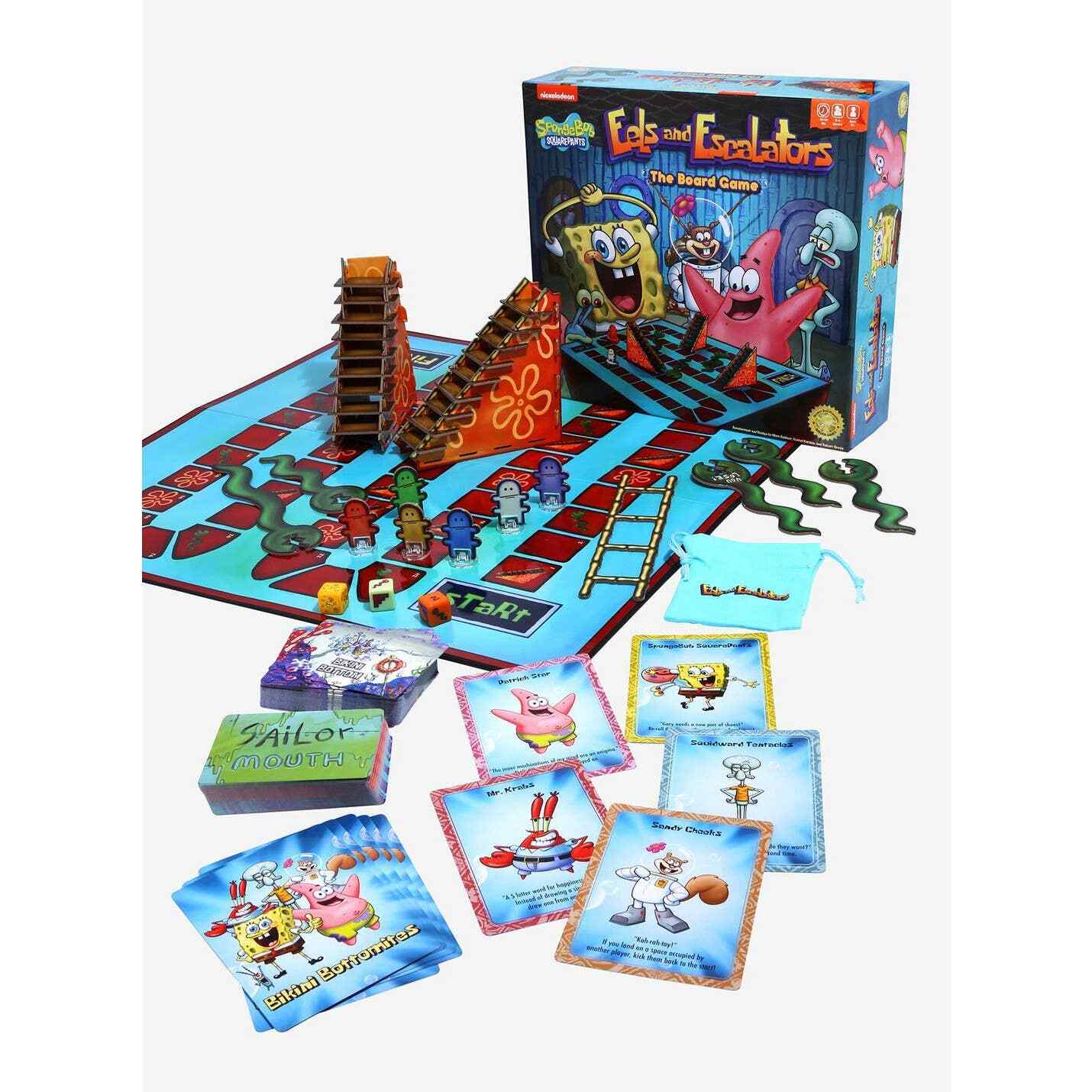 SpongeBob SquarePants Eels and Escalators The Board Game | eBay