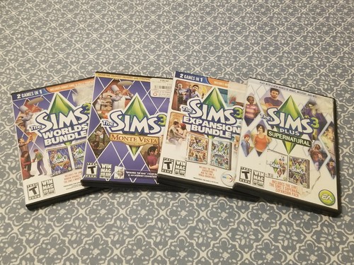 The Sims WIN MAC Expansion Monte Vista World's Supernatural 4x Video Games - Picture 3 of 12