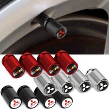 4pcs Car Wheel Tire Valve Caps Stem Covers For Mitsubishi Eclipse Galant Mirage