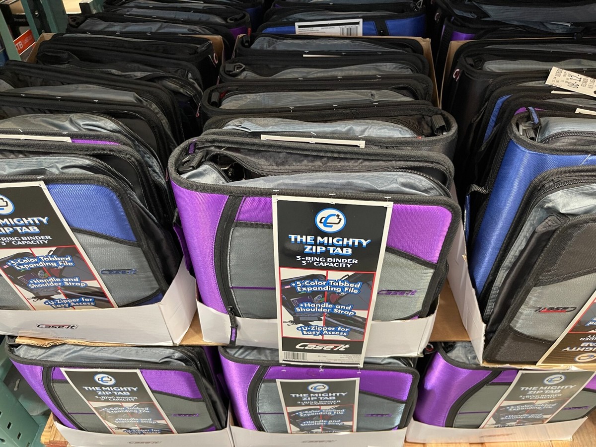 Trapper Keeper With Strap Egiant 3-Inch Zipper Binder With