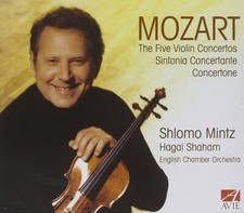 Mozart The Five Violin Concertos SHLOMO MINTZ Original Avie 3 CD Box New Sealed