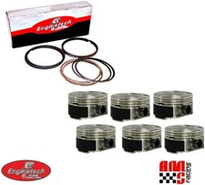 Coated Skirt Dome Pistons Rings For 1996-2009 Ford 3.0l Duratec Dohc Coated Skirt Dome Pistons Rings For 1996-2009 Ford 3.0l Duratec Dohc
