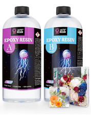 LET'S RESIN 1/2 Gallon Casting Epoxy Resin,Bubble Free  Crystal Clear Epoxy Kit