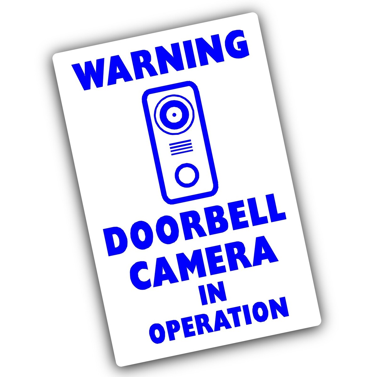 Ring Sticker Sign Doorbell Camera In Operation CCTV Stickers