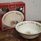 New! Lenox Holiday Home For The Holidays Decorative Bowl New Opened Box