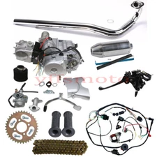 3 Speed + 1 Reverse 125cc Engine Motor for ATV Quads Kazuma Go Kart Four Wheeler
