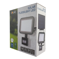 Solar Led Wand Lampe 700 Lumen Leuchte Set Garten Terrasse Bewegungsmelder IP44