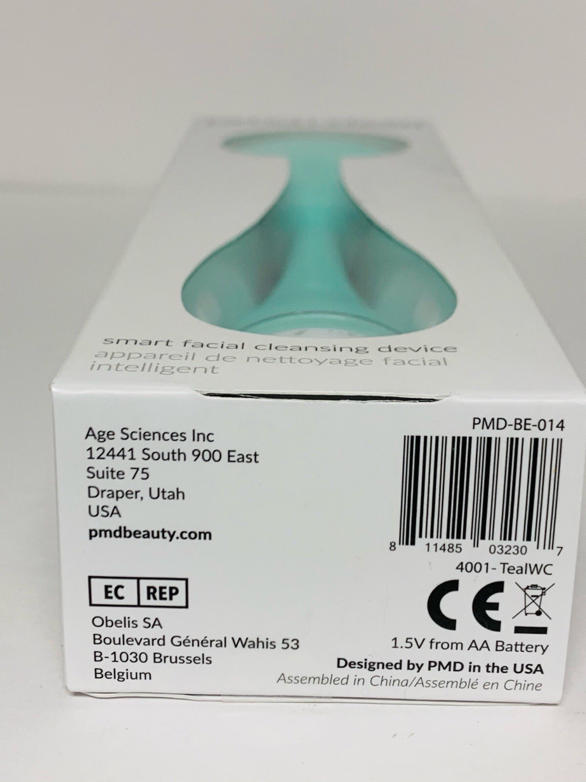 PMD Clean Smart Facial Cleansing Device ~ [4001-Teal] ~ New