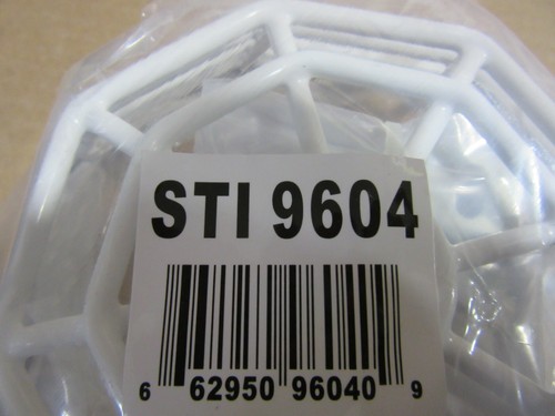 Safety Technology STI9604 White Coated Wire Cage for Ceiling Mount Sensors NEW!! - Picture 4 of 4