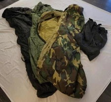US Military 4 Piece Modular Sleeping Bag Sleep System MSS