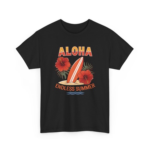 Beach Vibes T-Shirt | Summer Ocean Waves Tee | Retro Aloha endless summer Shirt - Picture 14 of 85