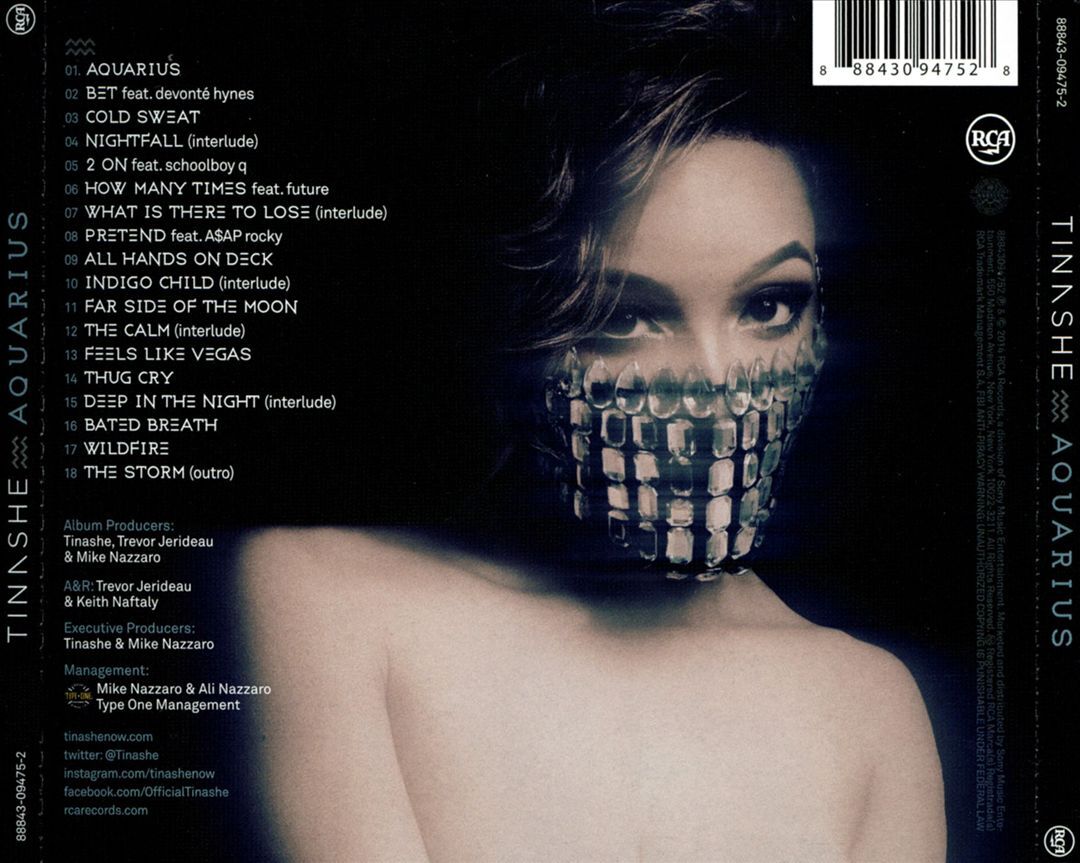 TINASHE AQUARIUS NEW CD