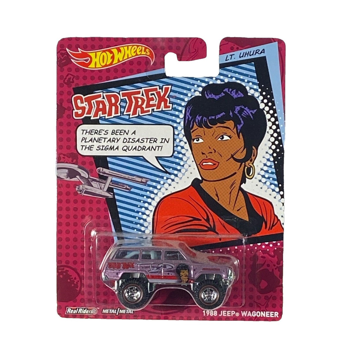 HOT WHEELS　ミニカー　スター・トレック　スールー　リアルライダーズ HOT WHEELS ミニカー スター・トレック スールー リアル