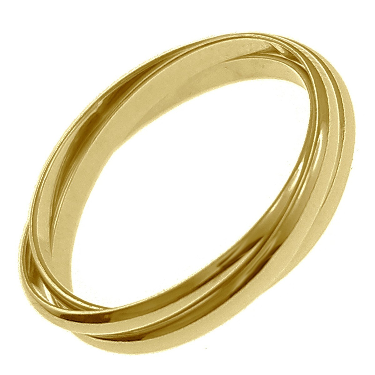 Alliance En Or Jaune 18 Carats - Taille 54 - Occasion - Bague Anneau Classique