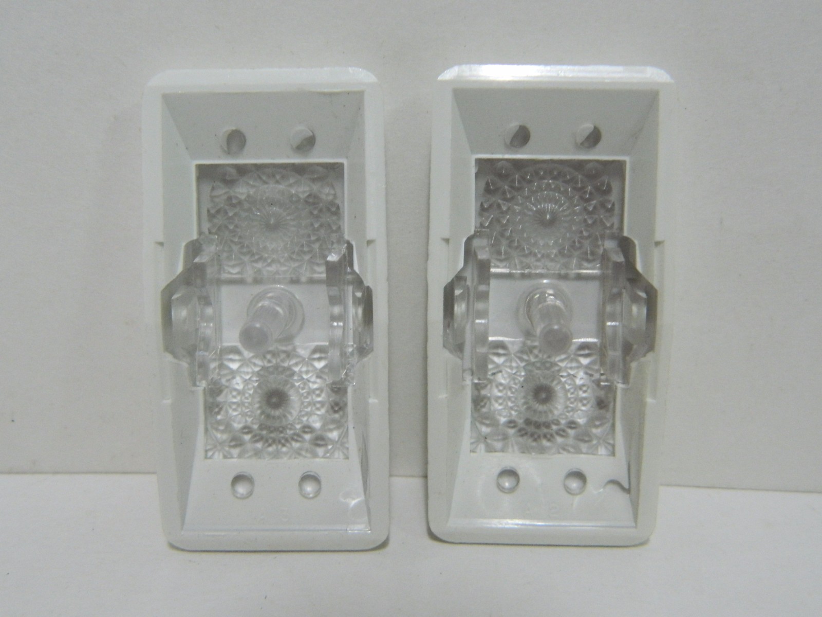 New Pair (2) Carling Actuator / Rocker Switch Cover - Plain White No ...