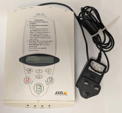 Axis Communications Network Document Server 0162-001-05 mit Axis 26666 Netzteil