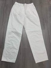 Vintage Lauren Jeans Co Ralph Lauren White Straight Leg Pants 10