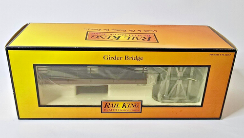 Vintage Rail King MTH O Scale Girder Bridge Elevated Subway Trestle Bridge NOS - 第 1/8 張圖片
