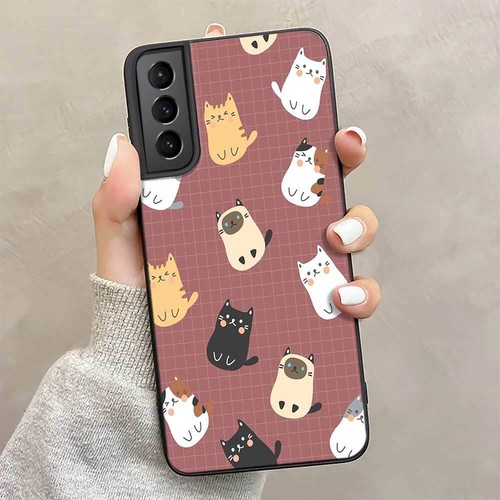 Cute Cat Silicone Case Soft Phone Cover For Samsung Galaxy A14 A04 M13 A53 A13 - Zdjęcie 43 z 90