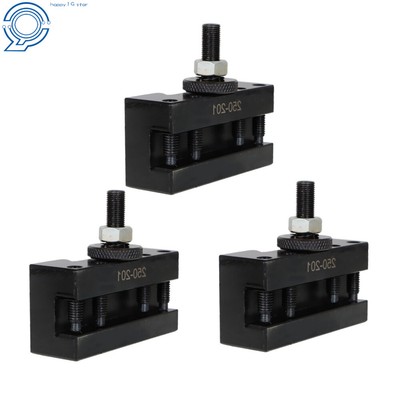 3 Pack Quick Change Tool Post Holder Turning & Facing Lathe BXA #1 250-201